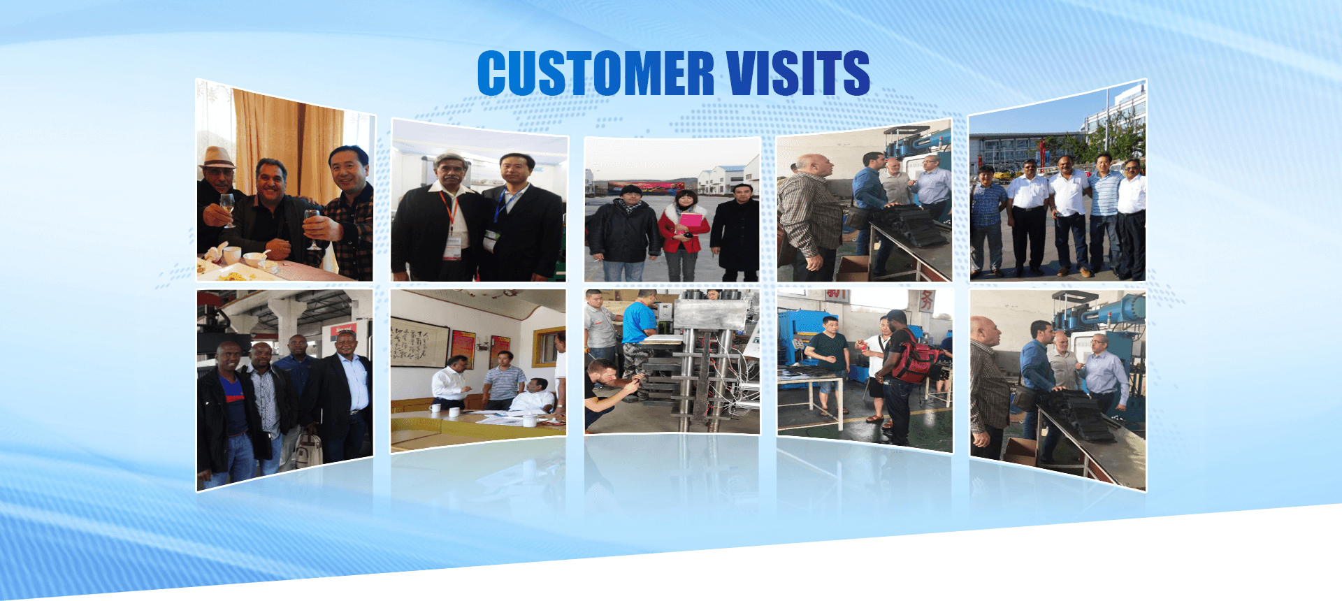 Customer Visits Steady Machinery