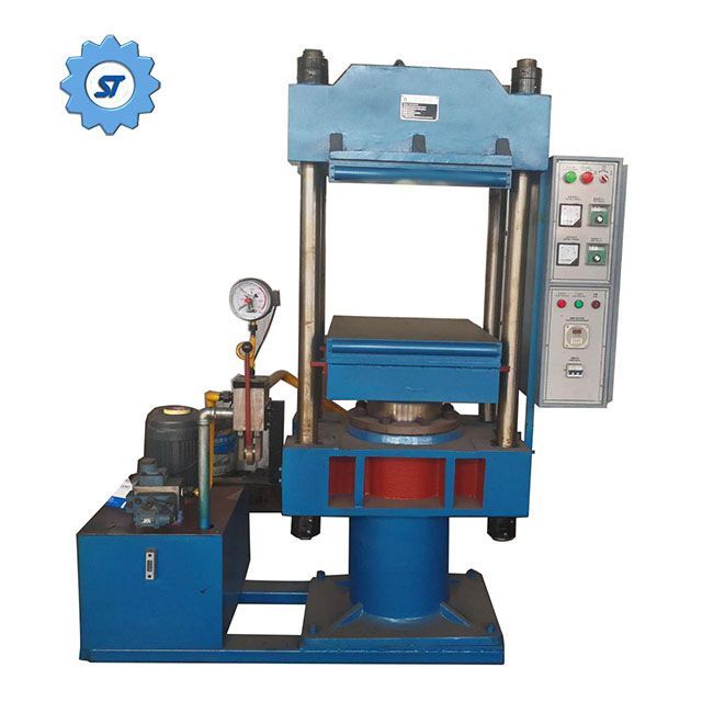 manual open operation rubber vulcanizing press machine