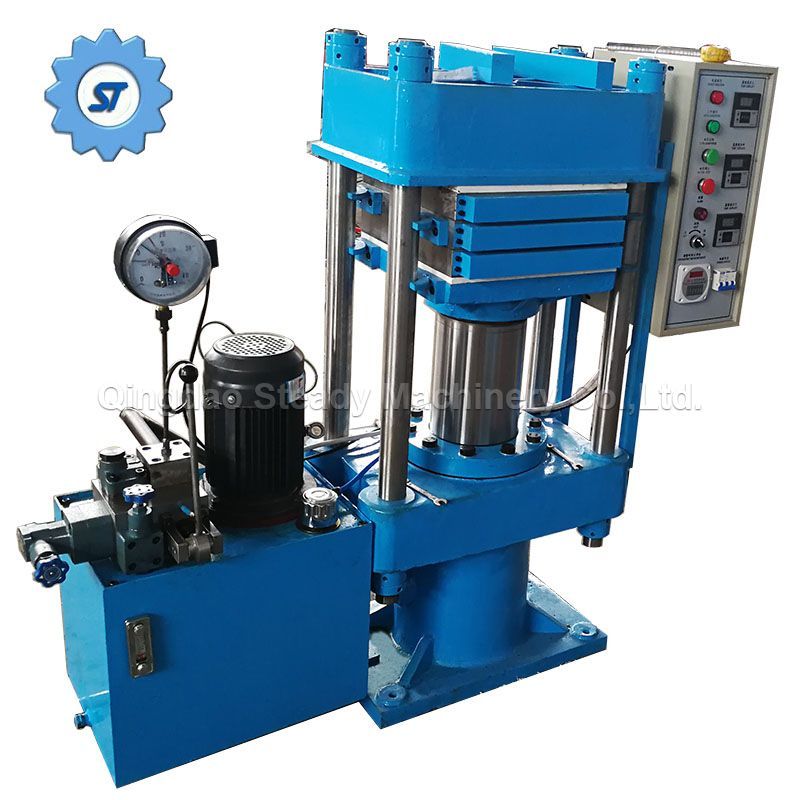 manual open operation rubber vulcanizing press machine