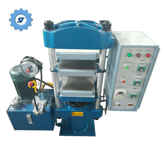 manual open operation rubber vulcanizing press machine