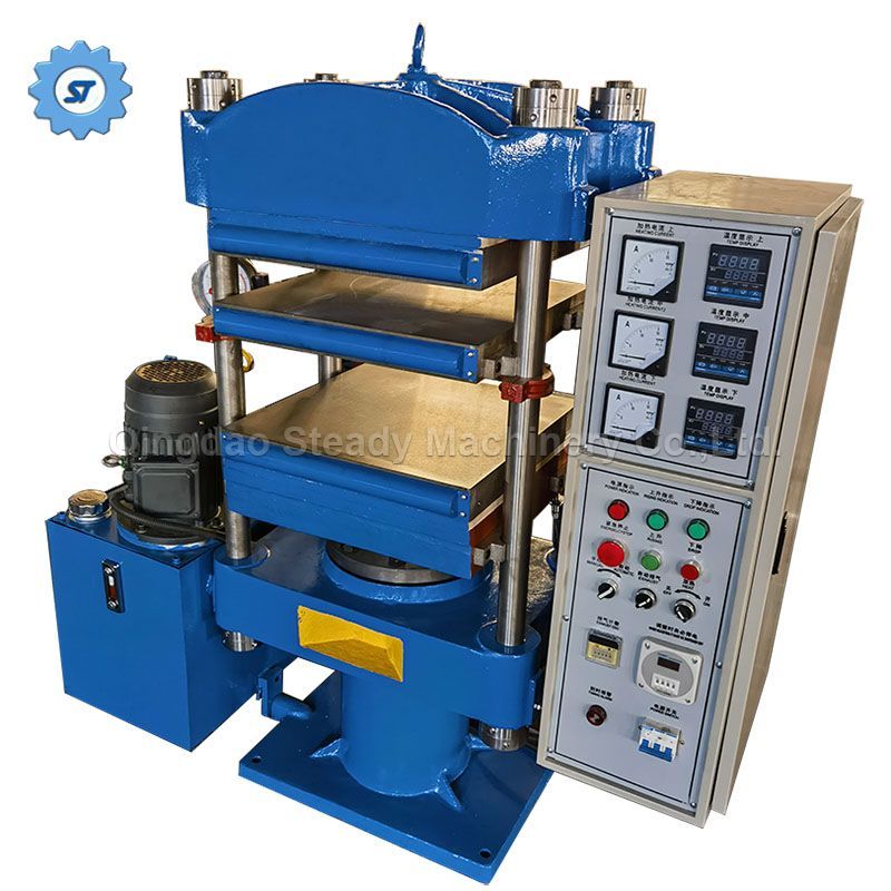 Electric Relay Control Auto Open Rubber Curing Press Machine