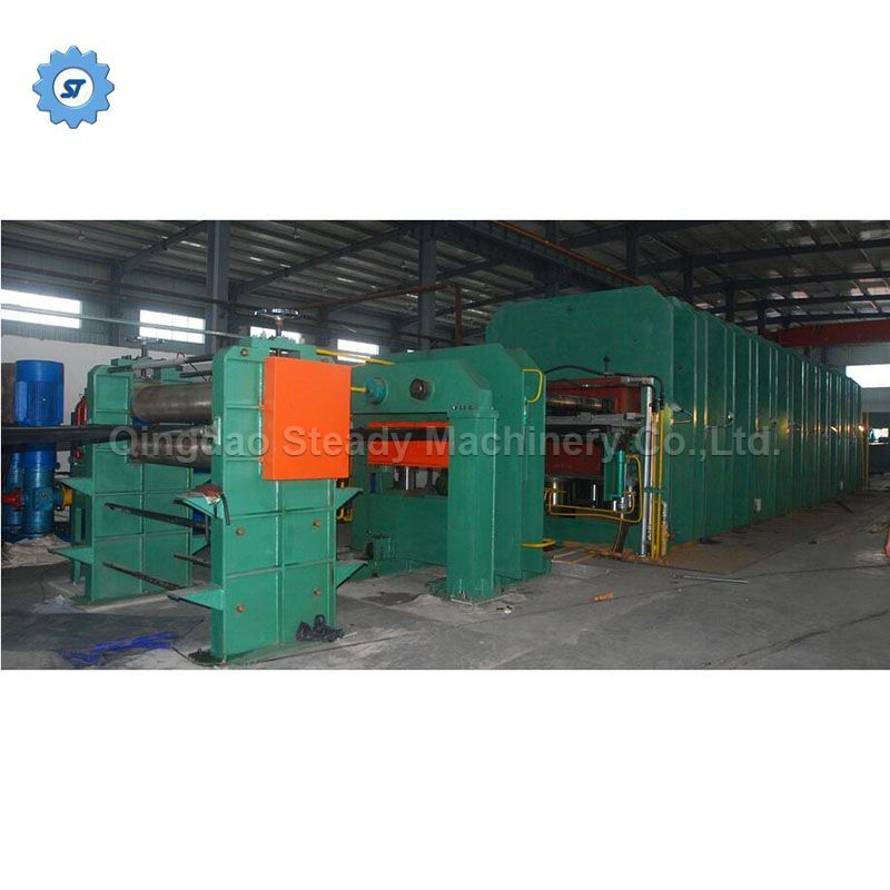 PLC Control Big Size Rubber Conveyor Belt Vulcanizing Press Machine