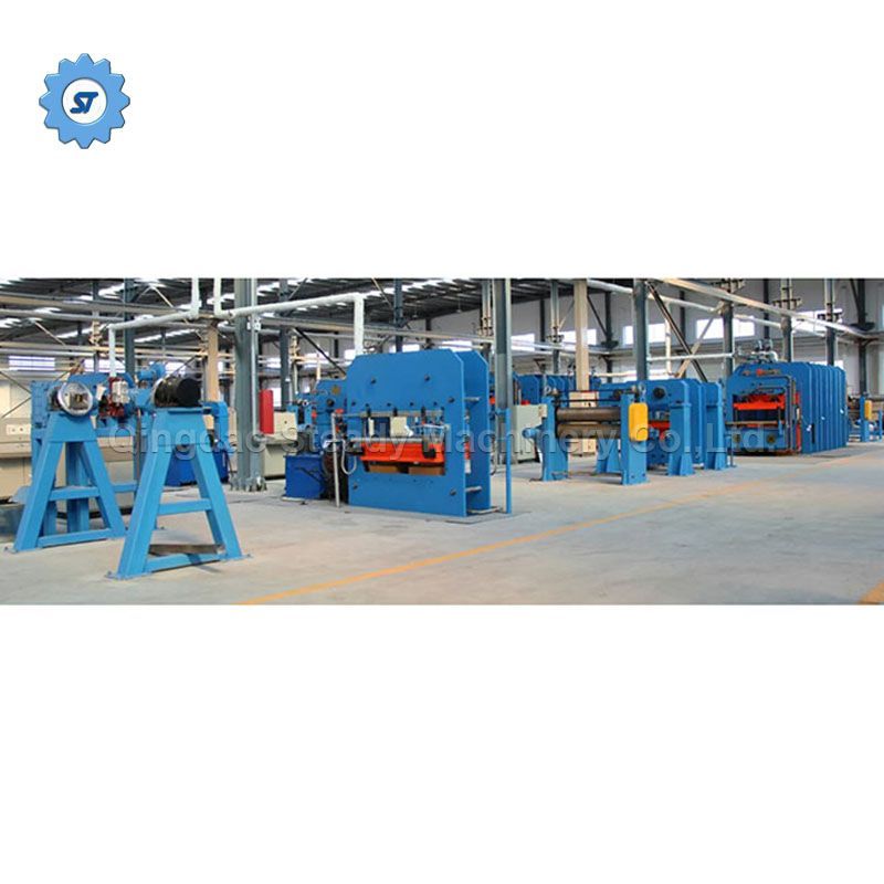 PLC Control Big Size Rubber Conveyor Belt Vulcanizing Press Machine