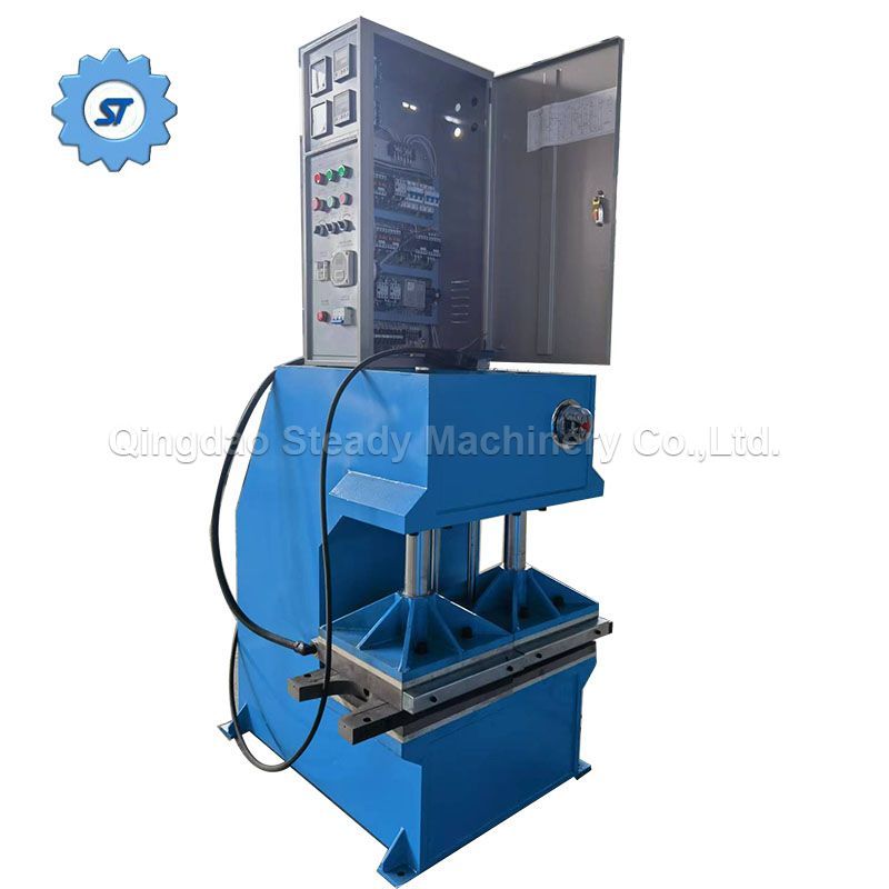 C E Jaw Type Flat Platen Rubber Vulclanizing Press Machine