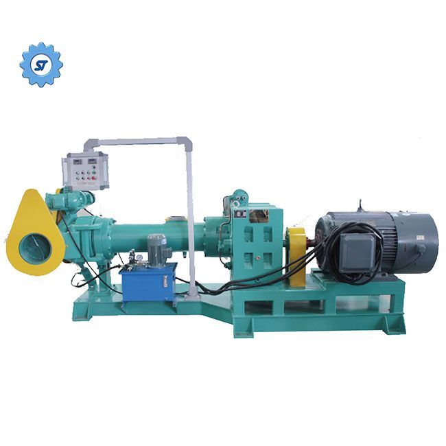 Rubber Reclaim Recycling Production Filter Strainer Extruder Machine