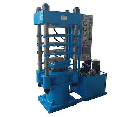 Rubber Floor Interlock Tiles Vulcanizing Curing Press Making Machine