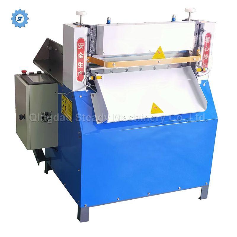 Rubber Bale Silicone Sheet Tyre Raw Material Slicing Slitting Cutting Cutter Machine