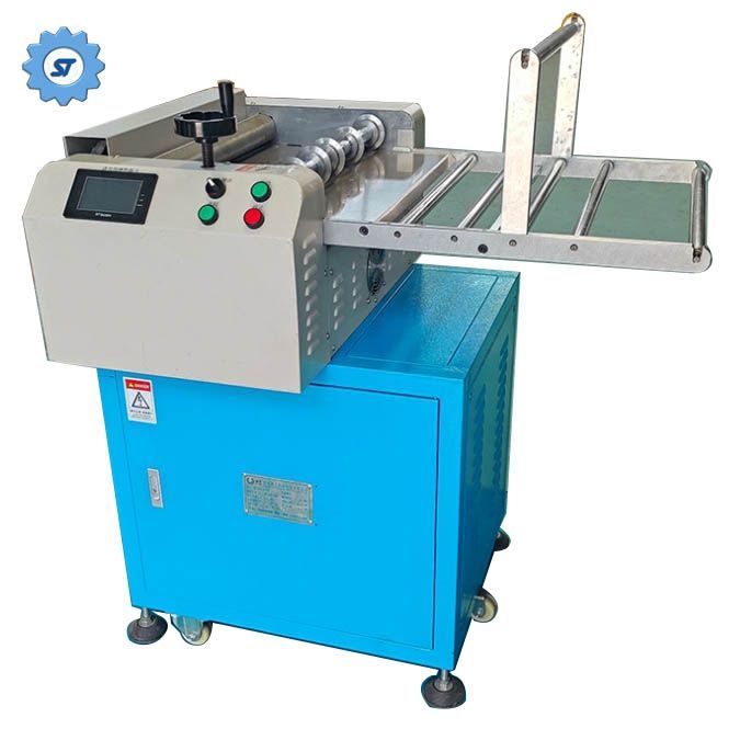 Rubber Bale Silicone Sheet Tyre Raw Material Slicing Slitting Cutting Cutter Machine