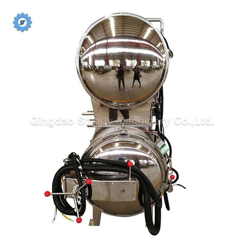 Food Pouch Tin Cans Glass Bottles Automatic Water spray Bath Retort Steam Autoclave Sterilizer Sterilization Machine