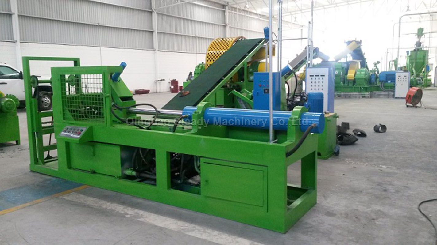 Waste Tyre Recycled Rubber Powder Cracker Shredder Crusher Making Production Line Mill Machine